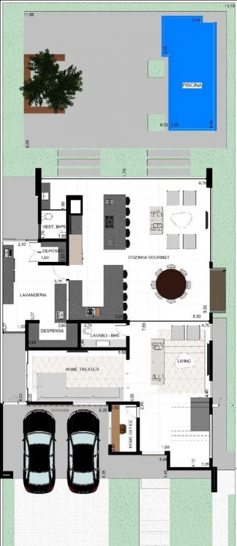 imagem 5 - CASA COM 4 DORMITÓRIOS À VENDA, 376 M² NO RESIDENCIAL VILLA LOBOS - PAULÍNIA/SP imagem 5 - CASA COM 4 DORMITÓRIOS À VENDA, 376 M² NO RESIDENCIAL VILLA LOBOS - PAULÍNIA/SP